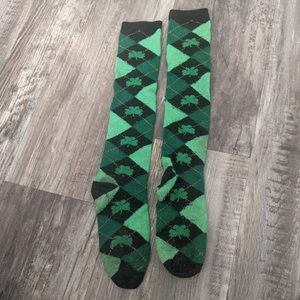 Shamrock Green Argyle Socks